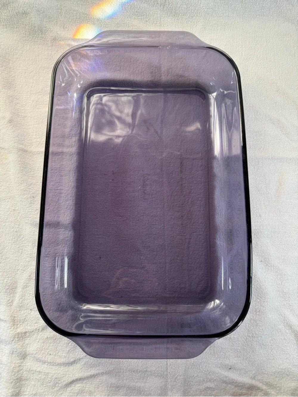 Vintage Pyrex #233 Purple Amethyst 13”x9”x2” 3 Quart Casserole Dish